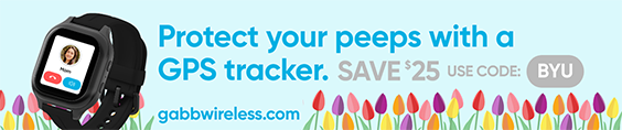 Protect your peeps with a GPS tracker. | Save $25 | Use Code BYU | gabbwireless.com