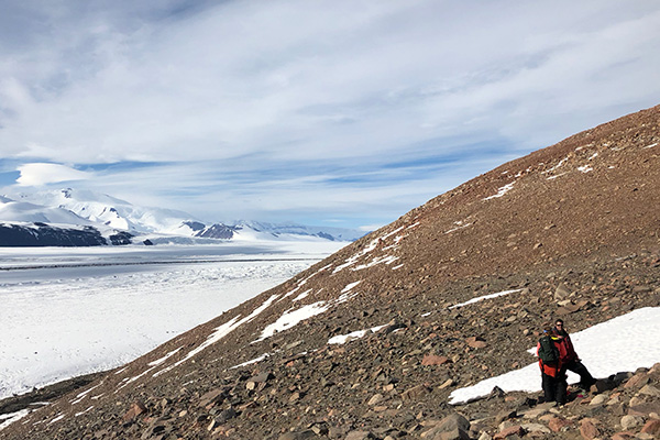 BYU's Byron Adams led colleagues to remote locations in the Shackleton Glacier region of Antarctica.