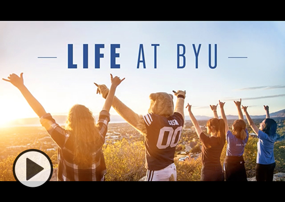 Ambassador Khazar Ibrahim, Embassy of the Republic of Azerbaijan, visits with BYU President Kevin J Worthen on BYU’s campus. | Photo by Jaren Wilkey.