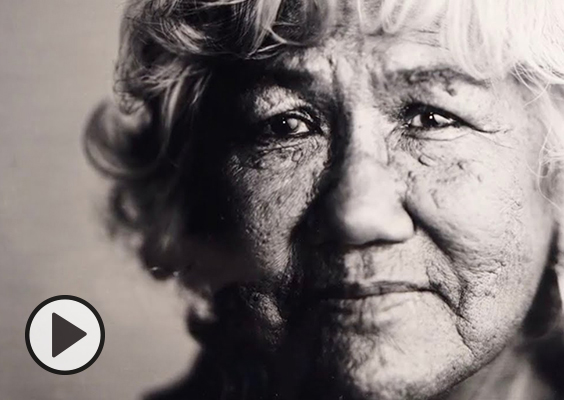 Florence Pestrikoff’s tintype portrait, created by a BYU student-professor team, is on display in the National Portrait Gallery. Photo by Paul Adams and Jordan Layton.