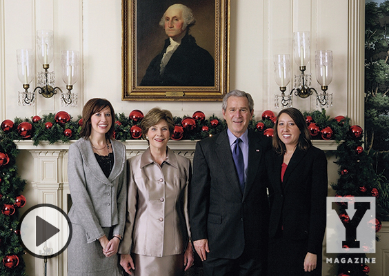 Twin moms Andrea Reeve (far left) and Brittany Richman use their experience in politics to raise civic awareness through their blog and Instagram channel, The American Moms. Photo by White House Staff Photographer.