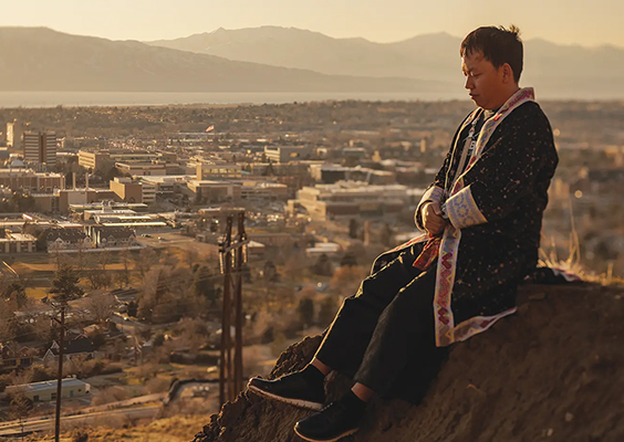 Anthropology student Yang Vang was called to be a Hmong shaman and spiritual healer as a child. At BYU, he’s working to preserve the rites and culture of his people. Photo by Bradley Slade.