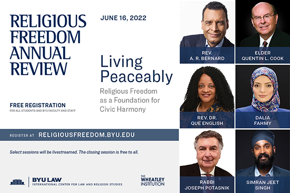 The Religious Freedom Annual Review will be held June 16, 2022.