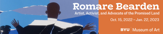 Romare Bearden | Artist, Activist, and Advocate of the Promised Land | Oct. 15, 2022 to Jan. 22, 2023 | BYU Museum of Art.