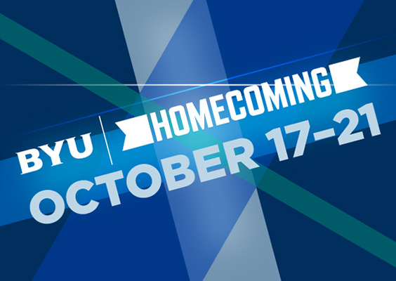 Graphic with BYU Homecoming October 17-21.