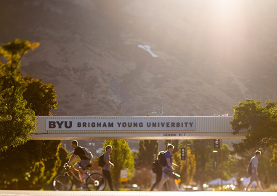 Students like Elisa Toma and Paco Estrada are bringing BYU Speeches to audiences around the world. Photo by Bradley Slade