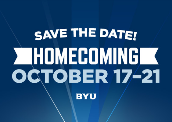 Save the Date | BYU Homecoming October 17-21.